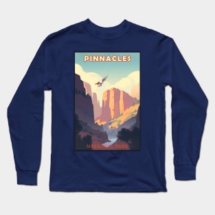 Pinnacles National Park Travel Poster Long Sleeve T-Shirt